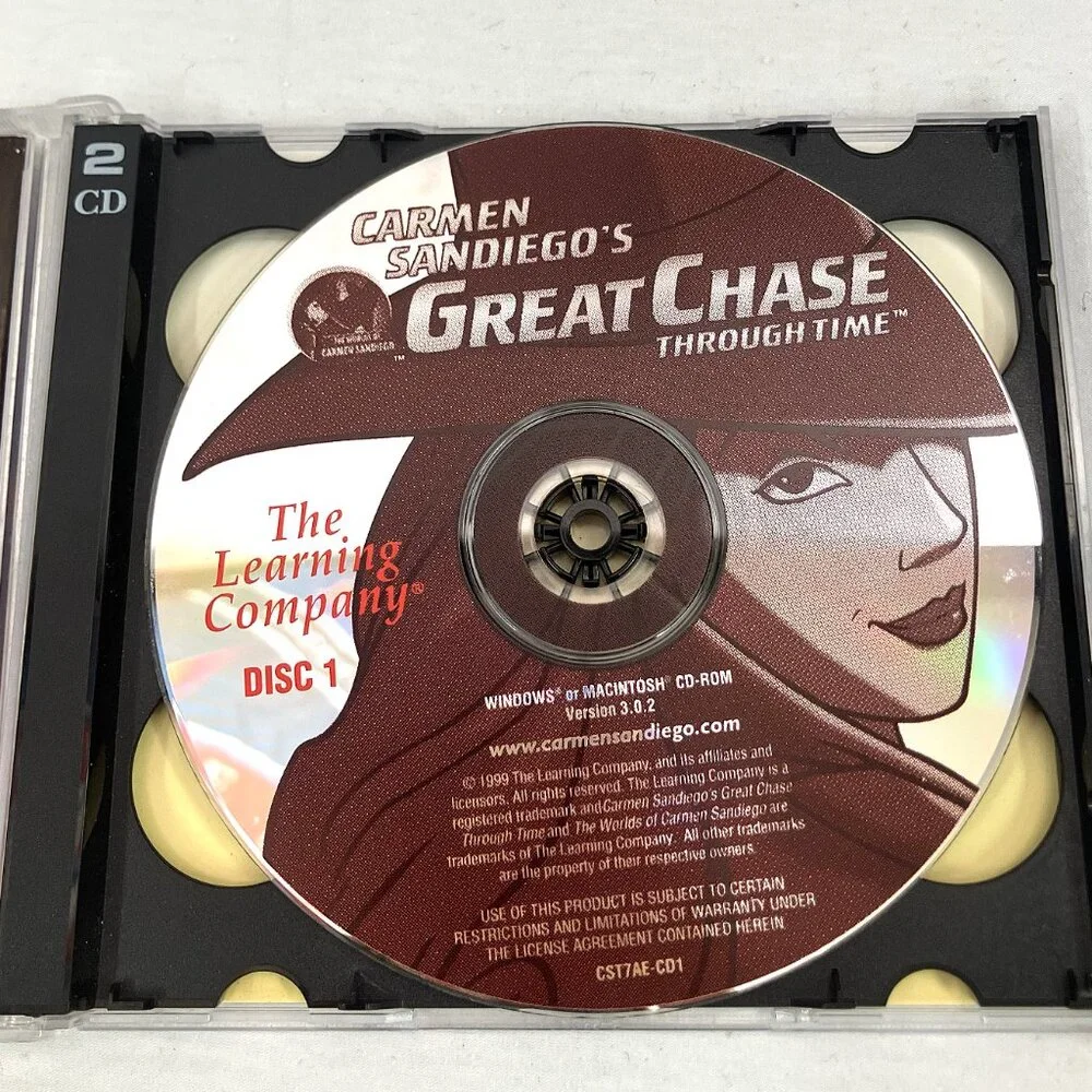 Carmen Sandiego's Great Chase Through Time PC Game (1999)